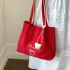 Bolsa de Lona para Mujer 2026 Nuevo Estilo Bolso de Mujer Otoño e Invierno Bolsa Tote Gran Capacidad Casual Ropa de Trabajo Bolso de Hombro