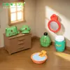 Paisagem em Miniatura Termo Retrô Nostálgico Chapéu Militar Antigo Utensílios Domésticos Casa de Bonecas Decoração DIY Acessórios Mini Enfeites