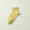 Calcetines de Mujer Calcetines Cortos Verano Delgados Color Caramelo Calcetines de Algodón Algodón Puro ins Moderno Estilo Japonés Tubo Corto Calcetines de Algodón Absorbe el Sudor Venta al por Mayor