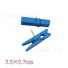 Clips de chincheta 3.5 clips de madera coloridos Chinchetas de madera creativas para oficina Clips de madera de color mixto