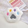 Broche de peluche con forma de garra de gato, relleno de algodón, colorido, accesorio de ropa, muñeca de tela bordada, material para horquillas DIY, venta al por mayor