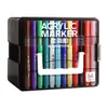 Set de marcadores acrílicos de punta suave Xinghai, bolígrafos coloridos apilables, marcador de alta estética para regalo de premio estudiantil