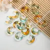 Novas Explosões Estilo Fada Celebridade Acessórios de Esmalte Colorido Meia-Lua Multicolor Misturado DIY Pequenos Acessórios de Joia Pulseira Colar