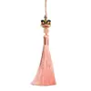 Guofeng Oreja Colgante Cuerda Colgante Colgante para Teléfono Móvil Accesorios Accesorios Borla de Danza del León Oreja Cheongsam Hanfu Colgante Antiguo Colgante para Coche