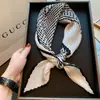Lenço de Seda Coreano Fácil de Cuidar e Resistente a Amassados, Lenço Decorativo Pequeno para Pescoço com Padrão Paisley Listrado Bolinhas Diamante Fashion Retrô, Lenço de Cabeça, Lenço