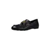Mocasines de Piel de Oveja con Suela Silenciosa y Hebilla Elegante 2026 Primavera Aumento Oculto de Altura Tacón Bajo Punta Redonda Piel Genuina Corte Profundo Zapatos para Mujer