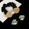 Yingyi Joyería DIY Brocado Song Base para Pasador de Pelo Cuerda para el Cabello con Cubierta Pasador de Lazo Cuerda para el Cabello Estilo Nacional Material para Tocado