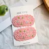 Pasador de Punto con Lunares para Niños Coreanos Pinza BB para Flequillo Lateral de Niñas Accesorios para el Cabello Lindos para Niñas Bebé