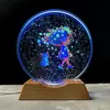 Luz de Noche Cielo Estrellado de Ensueño Luz de Dormitorio Atmósfera Regalo de Cumpleaños para Niños Niñas 2025 Niños Luz de Noche 3D