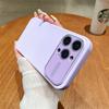 Capa de Celular de Silicone Líquido com Janela Grande 15 Lente Totalmente Coberta iphone16 para Apple 14 Fosca 13 Capa de Celular