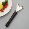 Suministro directo de fábrica mango con veta de madera acero inoxidable pelador creativo para colgar en la pared electrodomésticos de cocina para el hogar