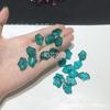 Pétalas de vidro tcheco de qualidade 15*20mm folha de ginkgo antigo acessórios de joias DIY material para grampo de cabelo feito à mão saco