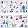 8 Adesivos Guka Congelados Anime Manual DIY Cartão Pequeno Decoração de Capa de Celular Adesivos Atacado Ins Transfronteiriço
