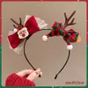 Nueva Diadema de Astas de Navidad para Mujer, Accesorios para el Cabello de Alce, Accesorios para Fotos, Pasadores para Niños, Diademas de Disfraz Navideño, Pequeños Regalos