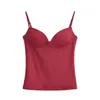 Atacado Fabricante de Roupas Femininas Transfronteiriço Verão 2026 Moda Europeia e Americana Versátil Casual Slim Elegante Modelador Top Camisola