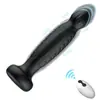 Vibrador Telescópico com Controle Remoto Transfronteiriço, Plug Anal com Ventosa Controlado por App Remoto, Dispositivo de Massagem da Próstata, Dildo Realista