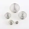 Viento europeo y americano transfronterizo metal resorte bola de resorte accesorios para joyería diy bola de linterna dorada accesorios para joyería de bola de resorte venta al por mayor