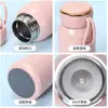 2026 Taza de Agua Térmica Portátil de Acero Inoxidable de Doble Capa, Mini, Minimalista, Exquisita, de Moda, Alto Valor para Hombres y Mujeres