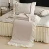2026 Nuevo Modelo Tipo Pe-Like Enfriamiento Jacquard Falda de Cama Estilo Colchoneta Refrigerante Juego de Tres Piezas Colcha de Verano Colchoneta Refrigerante Juego de Cuatro Piezas Lavable a Máquina Aire Acondicionado