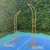 Recomendación de nuevos productos: Arco de Flores de Hierro Forjado con Forma de Cuerno, Soporte Curvo para Flores de Boda al Aire Libre, Especialmente Diseñado para Bodas