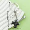 Venta Caliente Transfronteriza Cinta de Música Antigua Saxofón Órgano Llavero Diseño Creativo Sentido Colgante de Bolsa Pequeños Accesorios