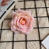 Flor Artificial Rosa com Pétalas Enroladas 12 Cores Cabeça de Flor Falsa Flores Artificiais de Alta Qualidade Decoração de Parede de Flores para Casamento Diâmetro 9cm Fabricante de Flores Artificiais