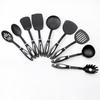 Amazon Set Caliente de Utensilios de Cocina de Nailon Utensilios de Cocina Anti-escaldadura Alta Temperatura Sartén Antiadherente Espátula Colador Juego de 9 Piezas