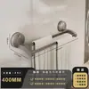 Barra de Toalha com Ventosa Banheiro Sem Furo Haste para Pendurar Toalha de Banho Montada na Parede Suporte de Armazenamento Interno Traseira da Porta Ventosa na Parede Hastes Simples e Duplas