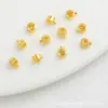 Fivela de posicionamento banhada a ouro 18k fivela oculta panela de pressão pulseira fixa acabamento de colar pulseira DIY feita à mão material de joalheria