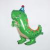 Globo de modelado de película de aluminio con tema de dinosaurio animal de dibujos animados, dragón de cuello largo, Brontosaurio, Tiranosaurio, decoración para fiesta de cumpleaños infantil