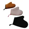Guantes Negros Afelpados para Cuidado SPA Aplicar Guantes para Loción Corporal, Aceite, Crema Guantes Impermeables a Prueba de Humedad Guantes Corporales