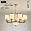 Novo lustre grande estilo chinês para vilas duplex, iluminação minimalista moderna para sala de jantar, sala de estar e mezanino em casas de construção própria