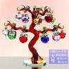 Árbol de Manzana de Cristal Decoración Creativa para el Hogar Decoración de Sala de Estar Entrada Mueble de TV Aparador de Vino Artesanías Adornos Piezas de Exhibición