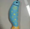 Juguete de pez de lino con forma de campana para que los gatos se entretengan solos con hierba gatera, pez de peluche simulado para gatos adultos y jóvenes, juguete para la dentición de mascotas, suministros y juguetes para gatos