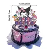 Festa de Aniversário Temática da Kuromi Transfronteiriça Decoração de Festa Infantil Balões, Faixas, Toppers de Bolo da Fábrica de Origem