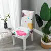Funda de Silla Funda de Silla para el Hogar Funda Elástica para Silla de Comedor Juego de Cojines para Silla Funda Universal para Asiento Funda para Taburete Funda con Respaldo Integrado