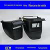 Atacado de fábrica para trabalho em altura com máscara de solda tipo capacete de segurança tipo mola de tensão tipo encaixe tipo boné de solda