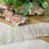 5cm Borde de Organza Fino Encaje de Alta Calidad Adorno Cuello Dobladillo para Faldas Hecho a Mano DIY Accesorios para Ropa