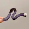 Elegante pinza de garra floral para peinado semi-recogido, nuevo modelo 2026 para mujer, pinza de tiburón de tamaño mediano para la parte trasera de la cabeza, accesorio para el cabello
