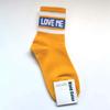 Calcetines Amarillo Naranja de Principios de Primavera Corea del Sur Amarillo Dopamina Calcetines para Mujer de Caña Media Cintura Calcetines de Algodón para Mujer ETNA COLOR VÍVIDO