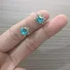 Pendientes de Girasol de Moda y de Alta Gama, Pendientes Sencillos y Versátiles para Mujer, Diseño de Moda, Pendientes Pequeños, Exquisitos y Sencillos