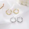 Arete Retorcido Tejido Cruzado Aretes Simples de Nicho Estilo Fresco para Mujer Corea del Sur Aretes Elegantes Aretes Distintivos Versátiles