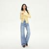 Jeans de Moda de Marca Nueva para Otoño e Invierno 2026 Transfronterizos Saint Whiskered Lavados de Cintura Alta Pierna Recta Sueltos de Longitud Completa