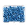 Amazon Nuevo 200 Cajas Pequeñas Pines de 19mm Tamaño Pequeño Color Caramelo Pines Decorativos para Ropa Hebillas Wholesale