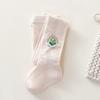 Calcetines de Verano Finos Sin Costuras de Seda para Niñas con Encaje de Princesa Medias de Malla de Algodón Finas de Verano para Bebés Niñas