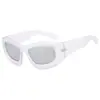 Gafas de sol de montura grande de hip hop europeo y americano exageradas gafas de sol de moda transfronteriza para montar al aire libre gafas de sol cóncavas y2g