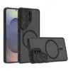 Adequado para Capa de Celular Magnética com Sensação de Pele Samsung S26Ultra, Capa Dura Fosca Anti-Queda Duas em Uma Samsung S27 S26Fe
