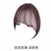 Flequillo Postizo para Mujer en la Parte Superior de la Cabeza, Invisible Natural y Sin Rastro para la Frente Peluca Xiaochan para Mujer, Flequillo Postizo de Cabello Artificial