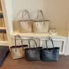Bolso cruzado para mujer, bolso tote clásico con monograma, bolso de hombro versátil de gran capacidad con estampado para el día a día, bolso de hombro para mujer
