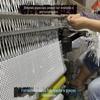 Cesta Quadrada Pequena Bem Moldada de Rattan Plástico Tecido 2,5mm Peneira Plástico Branco Imitação de Rattan Acessórios para Móveis de Rattan Material Tecido Fábrica